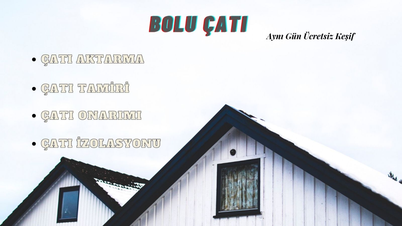 Bolu  Çatı Tamircisi